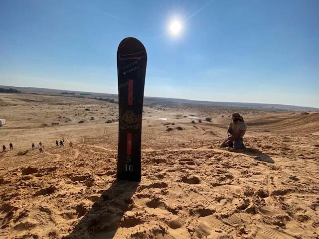 BOOK SANDBOARDING IN ISRAEL