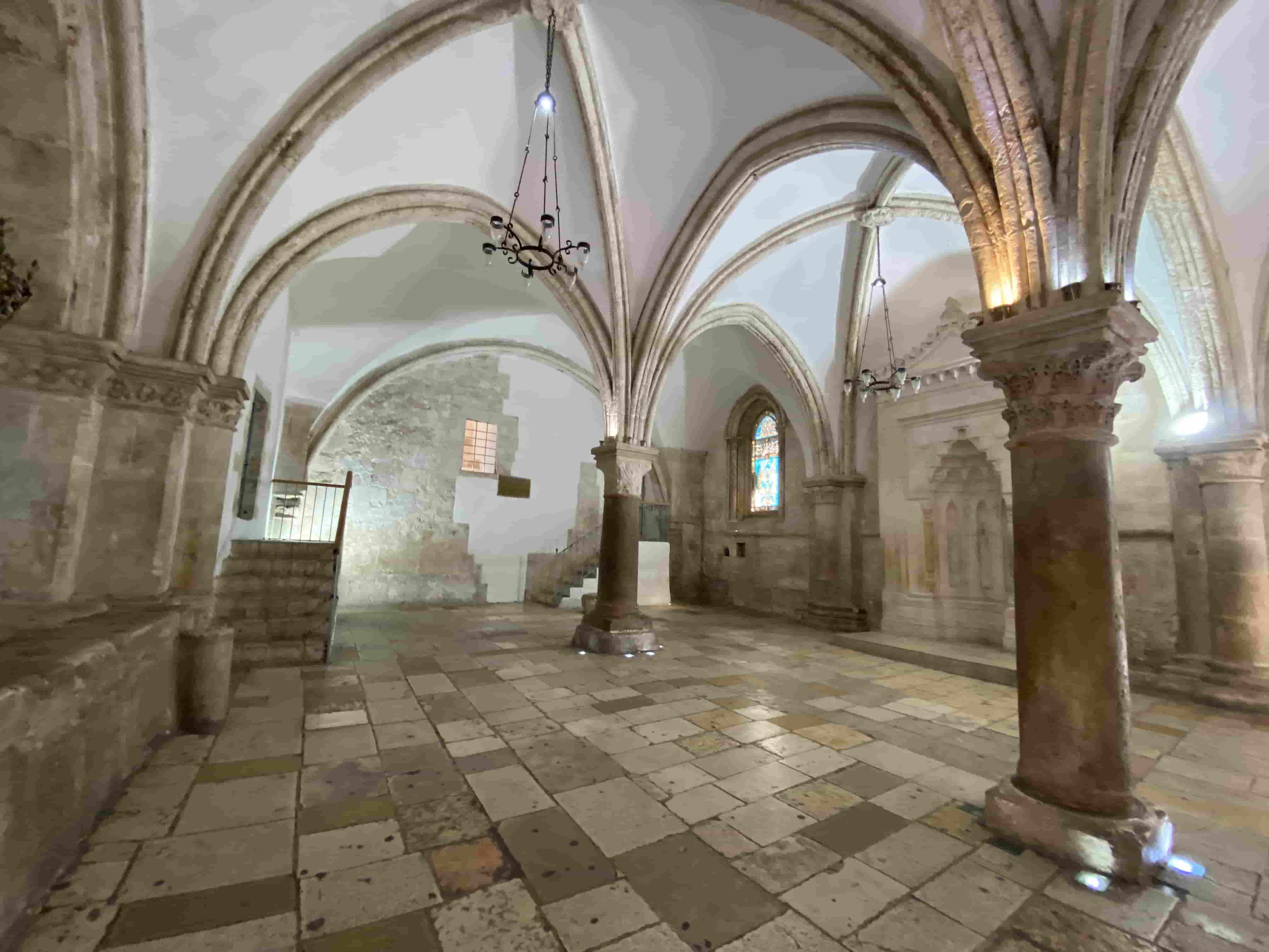 Room of the last supper in Jerusalem