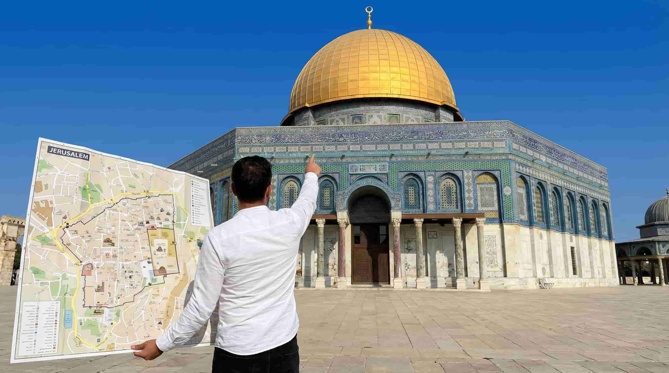 Informative Map of Jerusalem