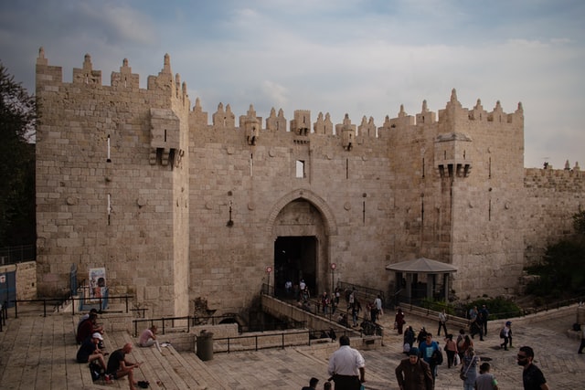 THE DAMASCUS GATE  JERUSALEM OLD CITY