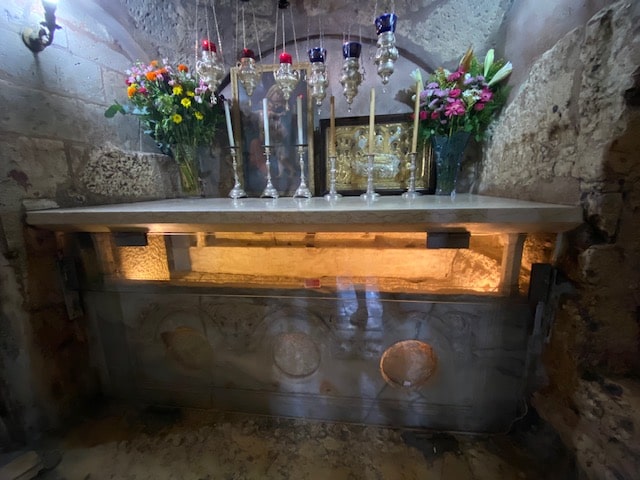 THE TOMB OF VIRGIN MARY MOUNT OF OLIVES JERUSALEM