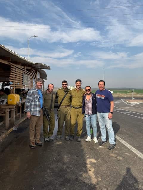 IDF Intelligence Veteran providing strategic briefing during Gaza Envelope Solidarity Tour IDF Intelligence Veteran providing strategic briefing during Gaza Envelope Solidarity Tour