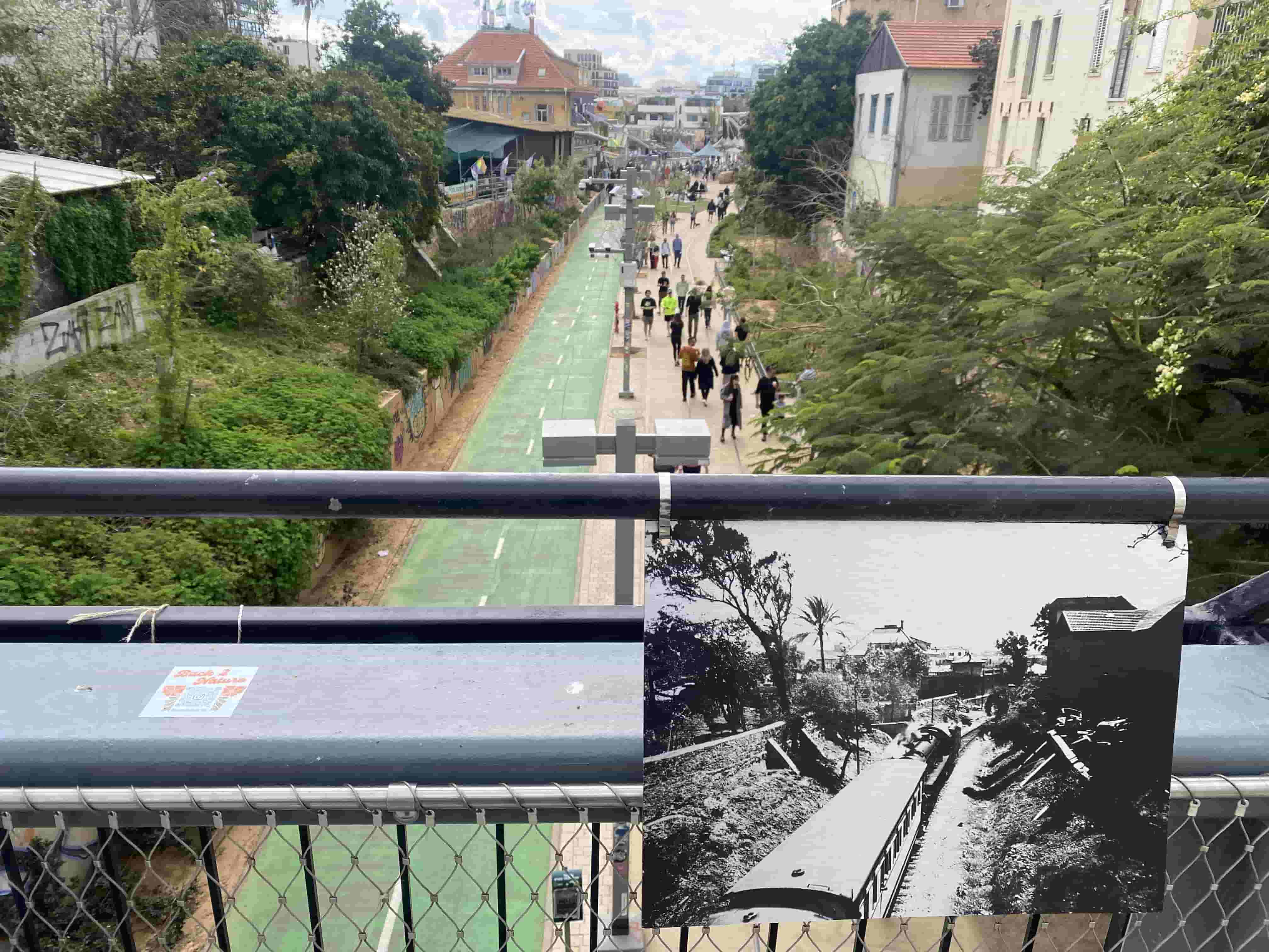 the railway mesila park tel aviv