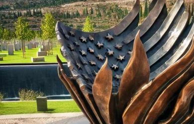 9/11 Living Memorial Plaza in Jerusalem