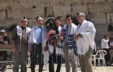 Bar-Mitzvah Ceremony at the Western Wall