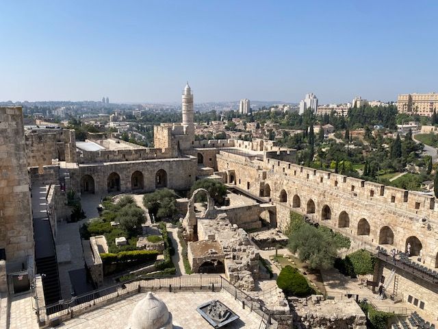 THE DAVID TOWER IN OLD JERUSALEM