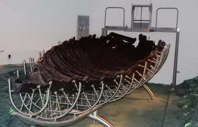the ancient Galilee boat Ginosar