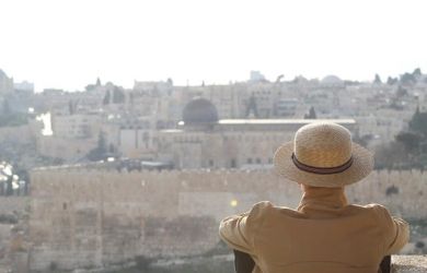 The mount of olives in Jerusalem
