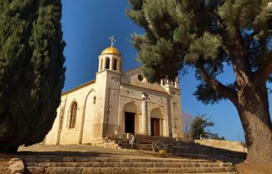 the transfiguration church in galilee