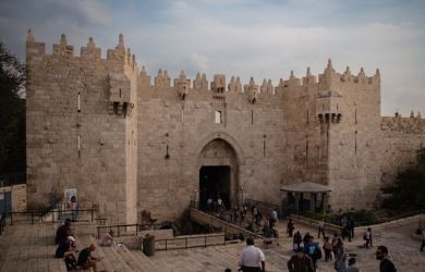 THE DAMASCUS GATE  JERUSALEM OLD CITY