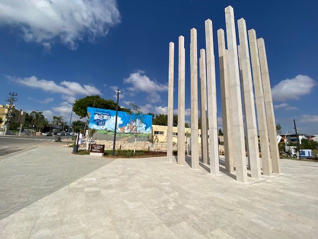 Eternity Pillars Memorial Monument Sderot