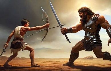 KIND DAVID AND GOLIATH