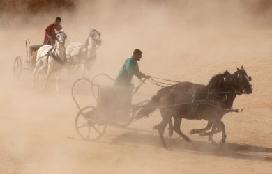 holy land chariot race